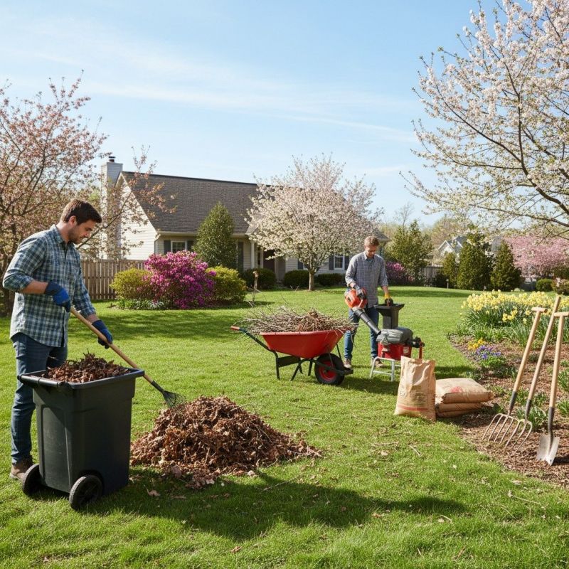 Spring Lawn Cleanup detail